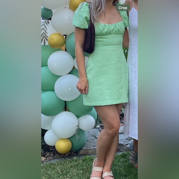 Zara mini dress with puff sleeves - Picture 4 of 4